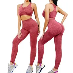 GENERICO - Leggins Licra Tiro Alto Levanta Cola Push Up+ Obsequio-_.