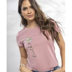 ATYPICAL - Camiseta Mujer Rosa 3705