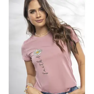 ATYPICAL - Camiseta Mujer Rosa 3705