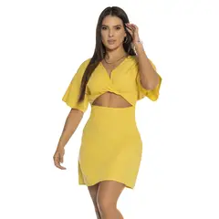 ATYPICAL - Vestido Mujer Amarillo 6421