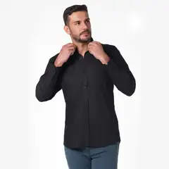 LEC LEE - CAMISA PARA HOMBRE - NEGRO