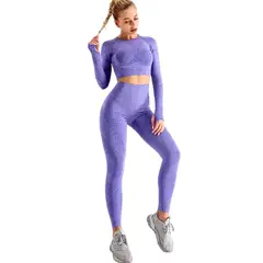GENERICO - Conjunto Deportivo Leggins Control De Abdomen Ropa Deportiva-_.