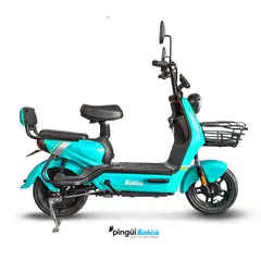 BIOBICI - Bicicleta Eléctrica Pingüi Biobicis 2026 Color AzulCielo 500W