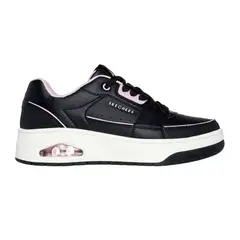 SKECHERS - TENIS NEGRO PARA MUJER SK UNO COURT COURTED BLACK PINK
