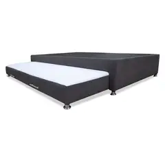 GENERICO - Cama Tarima Nido Kunz Sencilla 100X190 Gris Oscuro