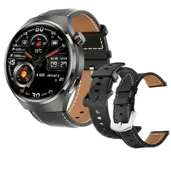 GENERICO - Reloj Smart Watch táctil redondo doble manilla K600 llamadas y deporte