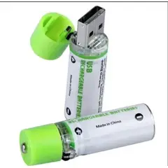 GENERICO - Pilas AA Recargables Usb Baterías Recargables 15v