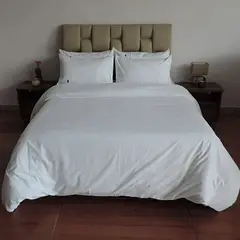 TALAMO HOGAR - Juego de duvet smart microfibra blanco SEMIDOBLE