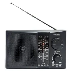 GENERICO - Radio Am Fm Sw1 Sw2 4 Bandas De Pilas Y Corriente Eléctrica Multibanda