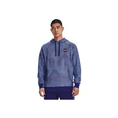 UNDER ARMOUR - Chaqueta UA RIVAL FLEECE PRIN Azul HOMBRE 1377152-468-BIV