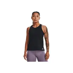 UNDER ARMOUR - Camiseta Mujer RUSH ENERGY TANK Negro