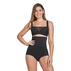 LEONISA - Panty faja tiro alto con control moderado en abdomen y espalda