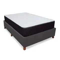 GENERICO - Combo Basecama y Colchon Muller 100x190 Sencillo