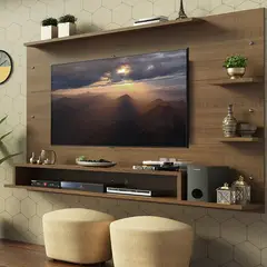 MADESA - Centro de Entretenimiento Panel para TV Alfa Hasta 60 Pulgadas
