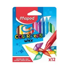 MAPED - Crayones De Cera Color Peps Wax X 12