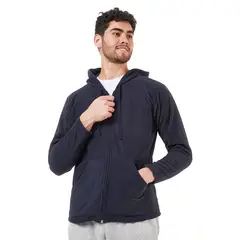 SANTANA - Hoodie Térmico Hombre Nevado del Ruiz Azul Oscuro