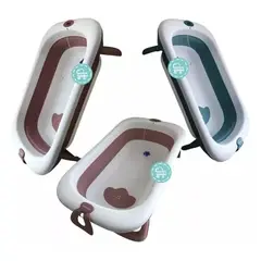 GENERICO - Tina plegable con termómetro inteligente