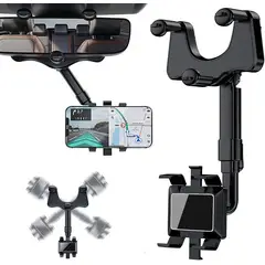 GENERICO - Soporte holder celular para carro giratorio 360