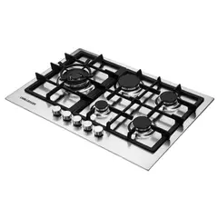 CHALLENGER - Cubierta EMPOTRAR GAS Acero 5 PTS 75CM - SV 6875 EI