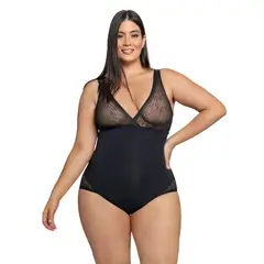 LEONISA - Faja tipo body con bralette incorporado con control de abdomen