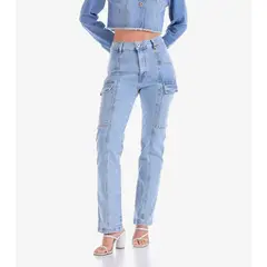 DEREK - Jean Para Mujer Tipo Cargo