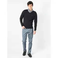 TOMMY HILFIGER - Saco Azul Con Cuello V Para Hombre