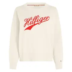 TOMMY HILFIGER - Saco Beige regular De Cuello redondo Para Mujer