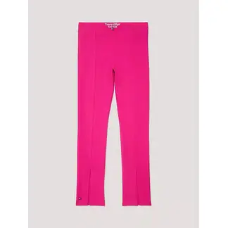 TOMMY HILFIGER - Leggings rosa con monotipo NYC para niñas