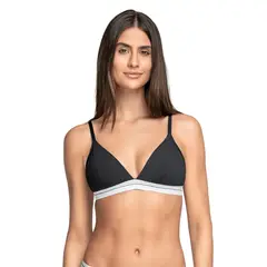 LEONISA - Brasier triangular en algodón liviano y cómodo