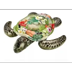 INTEX - Flotador Inflable Tortuga Decorada Gigante Color Verde