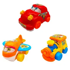 GENERICO - Carro Avión Tren De Impulso Juguete Didactico Niño Diversión