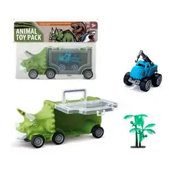 GENERICO - Carro Tractomula Camion Grua Carro Dinosaurio Juguete Niños