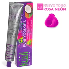 GENERICO - Tinte Para el Cabello Kuul Funny Colors Fantasia Rosa Neón 90ml