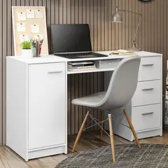 MADESA - Escritorio de Oficina Alaska 1 Puerta 3 Cajones