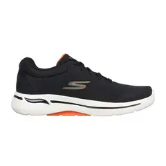 SKECHERS - TENIS NEGRO PARA HOMBRE SK GO WALK ARCH FIT OVERVIEW BLACK ORANGE