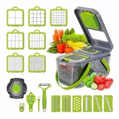 CORLEONE - Picatodo De Verduras Manual Multifuncional Accesorio Cocina