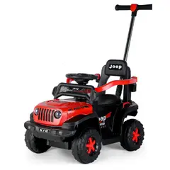 SUNBABY - Carro Montable Bebe Paseador Musical Juguete ROJO 1-5 años