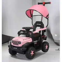 SUNBABY - Carro Montable Bebe Paseador Musical Juguete Jeep 1-5 años