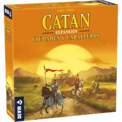 DEVIR - Juego De Mesa Expansión Catan Ciudades Y Caballeros Adultos