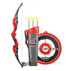 GENERICO - Juguete De Disparos Arco Y Flecha Unisex + Tablero De Tiro
