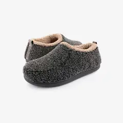 ROCKDOVE - Pantuflas Para Hombre Confortables Negro