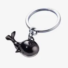 TROIKA - Llavero Ballena Pott Negro