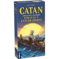 DEVIR - Juego De Mesa Catan Ampliación Piratas Y Exploradores Adulto