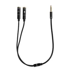 GENERICO - Cable Divisor Para Auriculares Y Micrófono X Separado 35mm