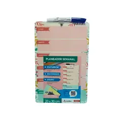 ALFRA - Pintarron Agenda Semanal 20 X 30 Cm Ref 6777