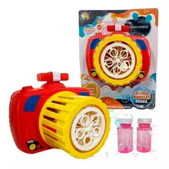 GENERICO - Cámara Burbujas Automática Juguete Para Niños + Liquido