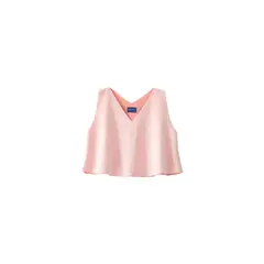 PURA - Camisa Básica Corta Durazno