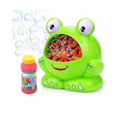 GENERICO - Rana Burbujas Automática Juguete Niños + Liquido Burbujas