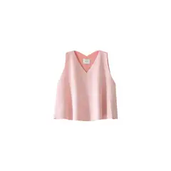 PURA - Camisa Básica Larga Durazno