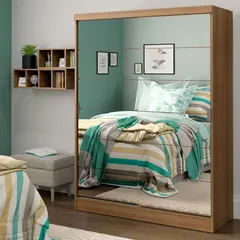 MADESA - Closet Luke 2 Puertas Corredizas con Espejos